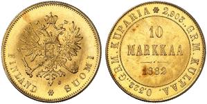 Finland 10 Mark 1882 S at auction Grün - May 14, 2025