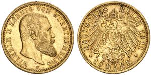 Alemania 10 marcos 1911 F "Würtenberg" en subasta Grün - 14 de mayo de 2025