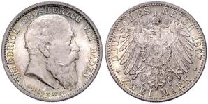 Deutschland 2 Mark 1907 "Baden" auf der Auktion Dorotheum - 16. Mai 2025