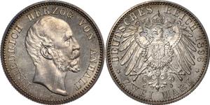 Deutschland 2 Mark 1896 A "Anhalt" auf der Auktion Höhn - 22. Mai 2025