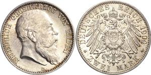 Deutschland 2 Mark 1904 G "Baden" auf der Auktion Höhn - 22. Mai 2025