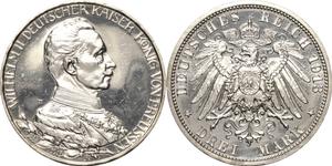 Deutschland 3 Mark 1913 A "Preussen" auf der Auktion Höhn - 22. Mai 2025