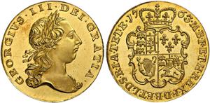 Großbritannien 1 Guinee 1763 "Zweite Lorbeerbüste" auf der Auktion Numismatica Ars Classica - 20. Mai 2025