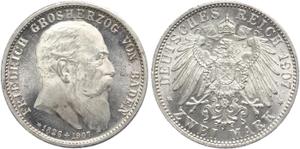 Deutschland 2 Mark 1907 "Baden" auf der Auktion WAG - 11. Mai 2025