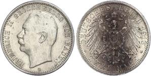 Deutschland 2 Mark 1913 G "Baden" auf der Auktion WAG - 11. Mai 2025
