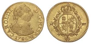 Spain 1/2 Escudo 1786 M DV at auction Soler y Llach - May 16, 2025