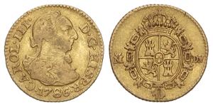 Spain 1/2 Escudo 1786 M DV at auction Soler y Llach - May 16, 2025