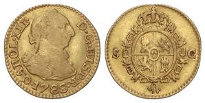 Испания 1/2 эскудо 1788 S C на аукционе Soler y Llach - 16 мая 2025