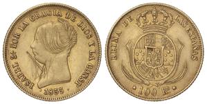 Spain 100 Reales 1855 at auction Soler y Llach - May 16, 2025