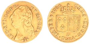 Франция Луидор 1786 D на аукционе Heritage Eur - 23 мая 2025