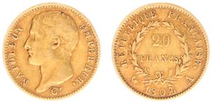 France 20 Francs 1807 A at auction Heritage Eur - May 23, 2025