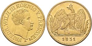 Preußen Doppelter Friedrichs d'or 1831 A auf der Auktion Leu - 2. Juni 2025