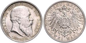 Deutschland 2 Mark 1907 "Baden" auf der Auktion Möller - 28. Mai 2025