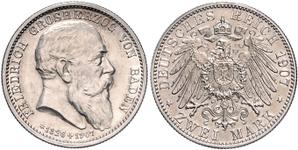 Deutschland 2 Mark 1907 "Baden" auf der Auktion Möller - 28. Mai 2025
