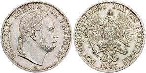 Prusy Talar 1866 A "Zwycięstwo w wojnie" na aukcji Künker - 24 maja 2025