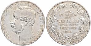 Hannover Taler 1865 B "Waterloo" auf der Auktion Künker - 24. Mai 2025