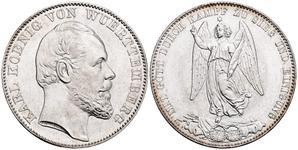 Württemberg Taler 1871 "Sieg im Deutsch-Französischen Krieg" auf der Auktion Künker - 24. Mai 2025