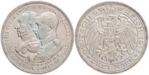 Deutschland 3 Mark 1915 A "Mecklenburg-Schwerin" auf der Auktion Künker - 24. Mai 2025