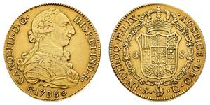 Spain 8 Escudos 1788 S C at auction Bolaffi - June 6, 2025
