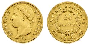 Франция 20 франков 1812 R на аукционе Bolaffi - 6 июня 2025