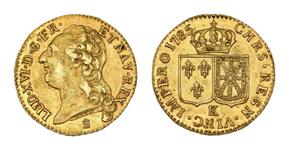 Франция Луидор 1785 K на аукционе Beaussant Lefèvre - 11 июня 2025