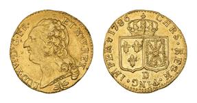 Франция Луидор 1786 D на аукционе Beaussant Lefèvre - 11 июня 2025