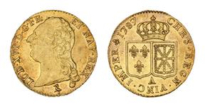 Франция Луидор 1787 A на аукционе Beaussant Lefèvre - 11 июня 2025