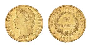 Франция 20 франков 1815 A на аукционе Beaussant Lefèvre - 11 июня 2025