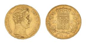 Франция 20 франков 1825 A на аукционе Beaussant Lefèvre - 11 июня 2025