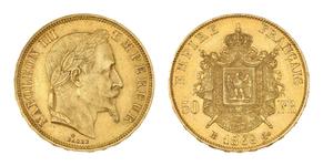 France 50 Francs 1866 BB at auction Beaussant Lefèvre - June 11, 2025