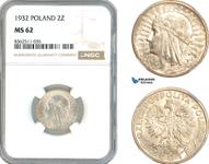 Poland 2 Zlote 1932 "Polonia" at auction Pegasus Auctions - June 8, 2025