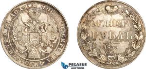 Rußland Rubel 1833 СПБ НГ "Adler des Jahres 1832" auf der Auktion Pegasus Auctions - 8. Juni 2025