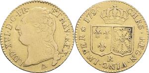 France Louis d'Or 1790 H at auction MDC Monaco - June 28, 2025