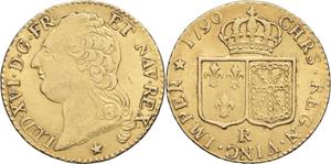 Франция Луидор 1790 R на аукционе MDC Monaco - 28 июня 2025
