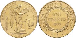 France 100 Francs 1899 A at auction MDC Monaco - June 28, 2025