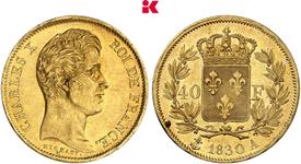 Франция 40 франков 1830 A на аукционе Künker - 5 июля 2025