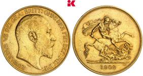 Großbritannien 5 Pfund 1902 auf der Auktion Künker - 5. Juli 2025
