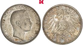Alemania 2 marcos 1905 A "Sajonia-Coburgo y Gotha" en subasta Künker - 5 de julio de 2025