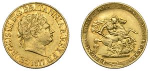 United Kingdom Sovereign 1817 at auction NOONANS - June 10, 2025