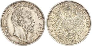 Deutschland 2 Mark 1896 A "Anhalt" auf der Auktion WAG - 15. Juni 2025