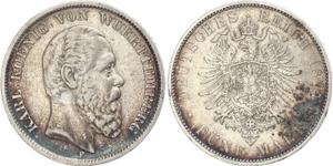 Deutschland 5 Mark 1874 F "Würtenberg" auf der Auktion WAG - 15. Juni 2025