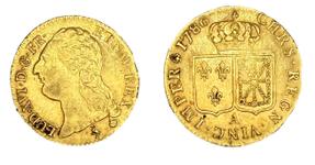 Франция Луидор 1786 A на аукционе ALDE Auction - 25 июня 2025