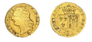 Франция Луидор 1787 A на аукционе ALDE Auction - 25 июня 2025