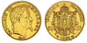 France 50 Francs 1866 BB at auction ALDE Auction - June 25, 2025