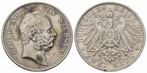 Germany 2 Mark 1903 E "Saxony" at auction Münzen Gut-Lynt - June 29, 2025