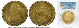 México 8 escudos 1772 Mo FM en subasta Heritage - 21 de julio de 2025