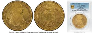 México 8 escudos 1796 Mo FM en subasta Heritage - 21 de julio de 2025