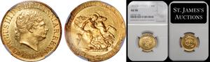 United Kingdom Sovereign 1817 at auction St James’s - July 15, 2025