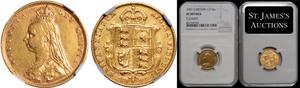 United Kingdom Half Sovereign 1892 "Jubilee Head" at auction St James’s - July 15, 2025