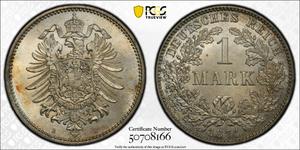 Deutschland 1 Mark 1874 H auf der Auktion Stephen Album - 15. Juli 2025